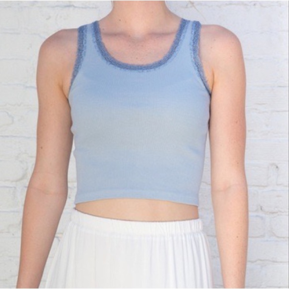 Brandy Melville Blue Ronnie Tank